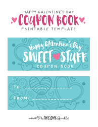 Document preview: Galentine's Day Coupon Book Templates