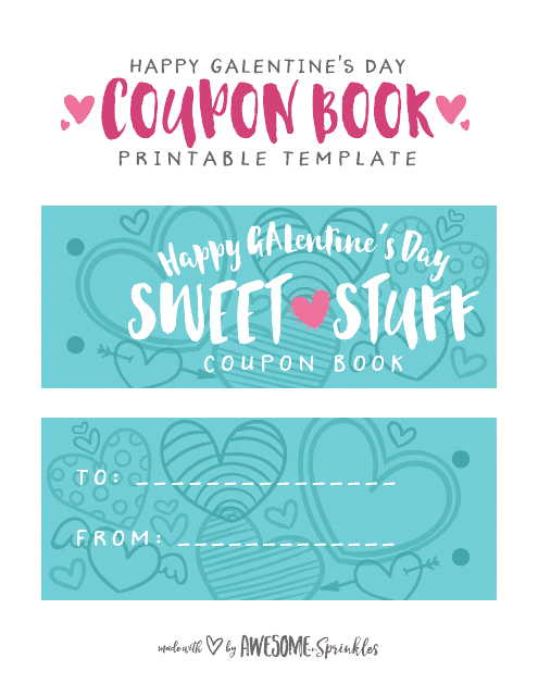 Galentine's Day Coupon Book Templates Download Pdf