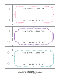 Galentine&#039;s Day Coupon Book Templates, Page 3