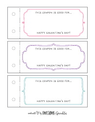 Galentine&#039;s Day Coupon Book Templates, Page 4