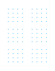Document preview: 4x4 Blue Dot Grid Paper Template