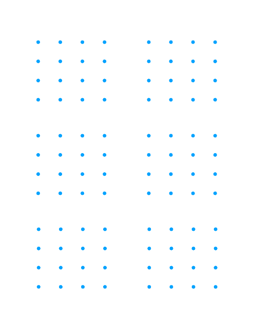 4x4 Blue Dot Grid Paper Template Download Pdf