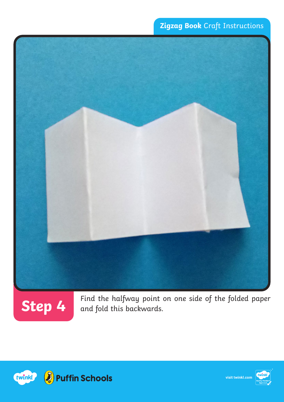 Paper Zigzag Book Craft Instructions, Page 5
