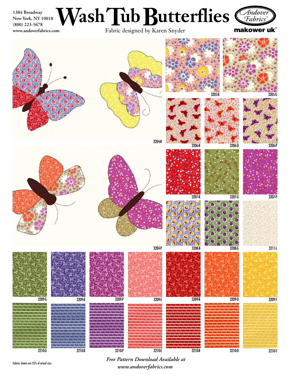 Wash Tub Butterflies Quilt Pattern, Page 4