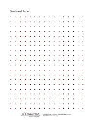 Document preview: Geoboard Red Dot Paper