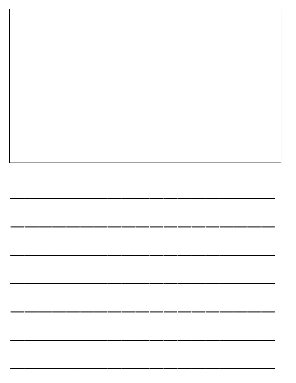 Writing Exercise Blank Sheet Template