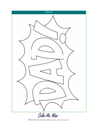 Dad Plate Pattern Template, Page 3