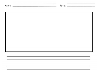 Handwriting Writing Paper Template - Grades K-2, Page 3