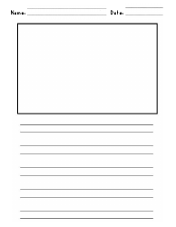 Handwriting Writing Paper Template - Grades K-2, Page 4