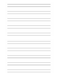 Handwriting Writing Paper Template - Grades K-2, Page 5
