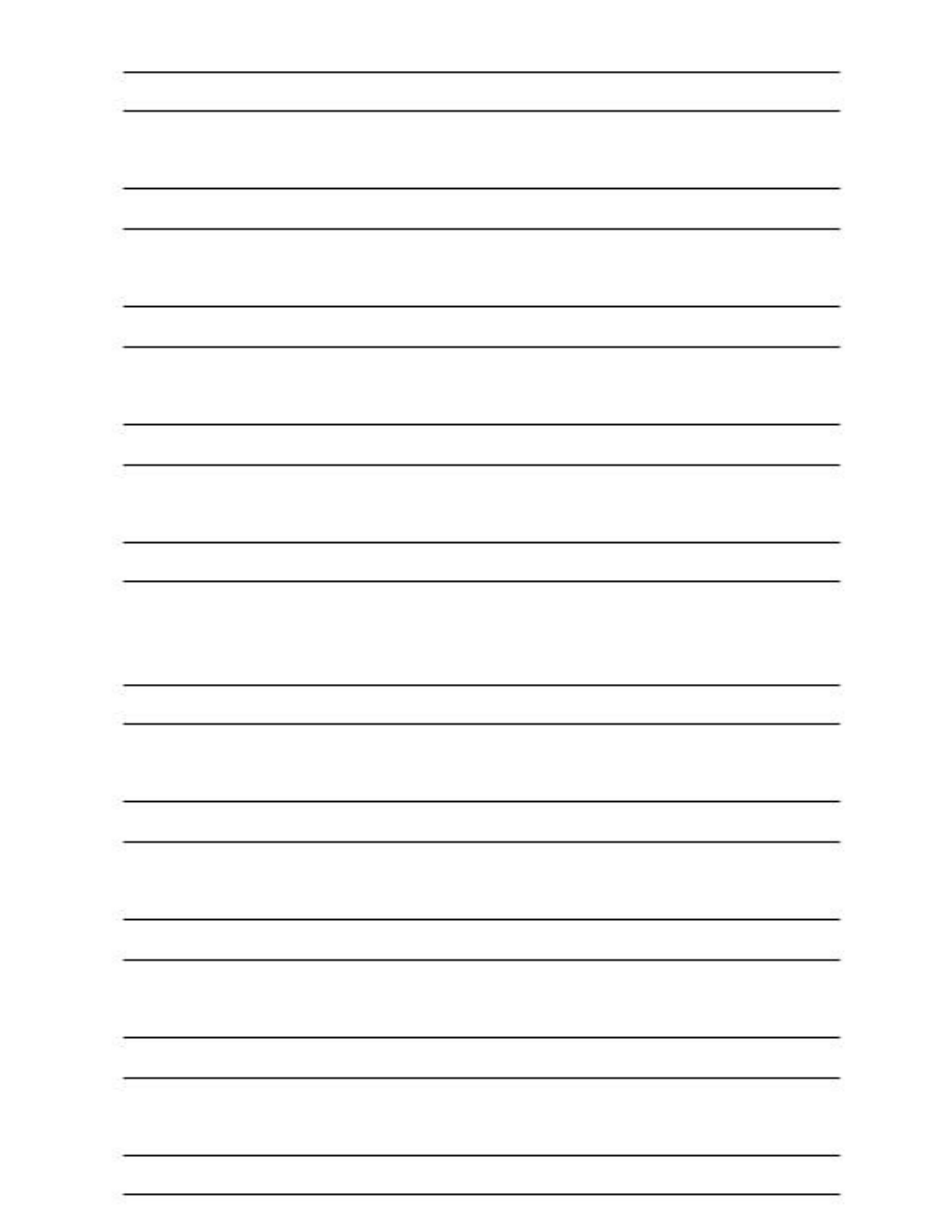 Handwriting Writing Paper Template - Grades K-2, Page 5