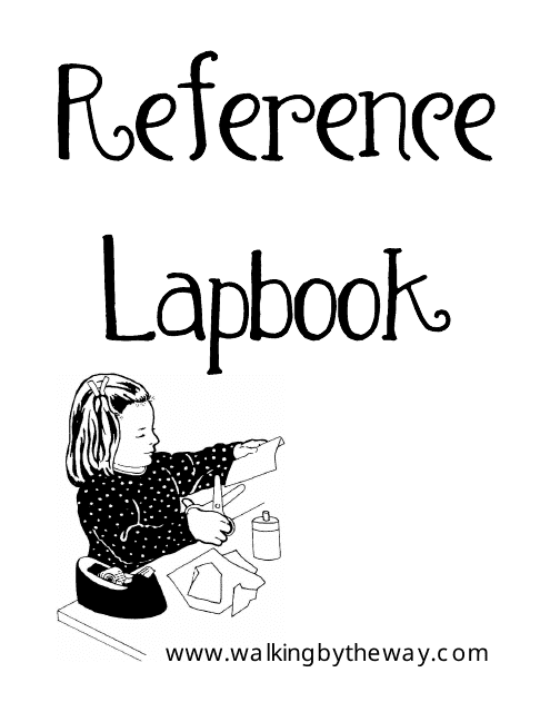 Reference Lapbook Templates - sample image preview
