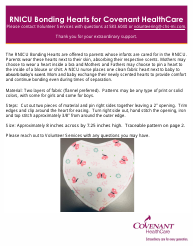 Document preview: Heart Sewing Pattern Template