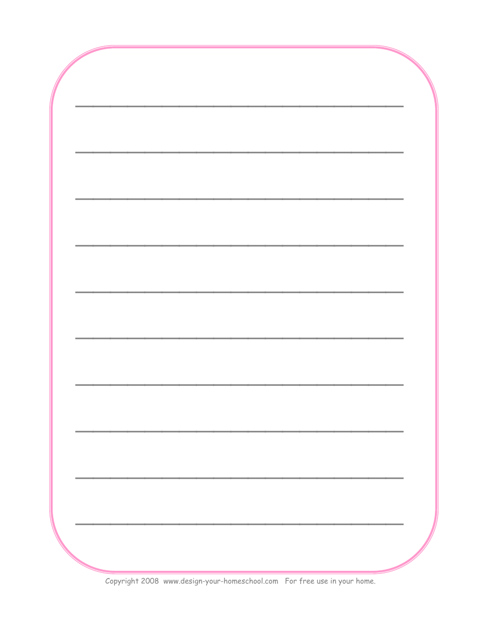 Lined Paper Template Printable Lined Paper Lined Paper Template Printable Lined Paper