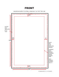 Standard 6 X 9 Book Cover Template, Page 3