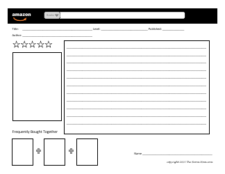 Document preview: Amazon Layout Book Report Template