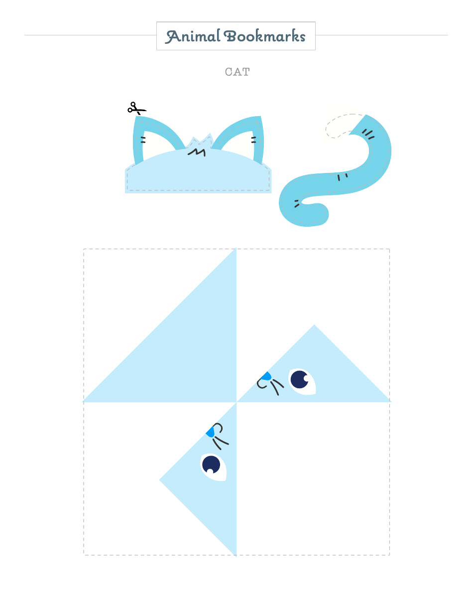 Animal Bookmark Templates, Page 3