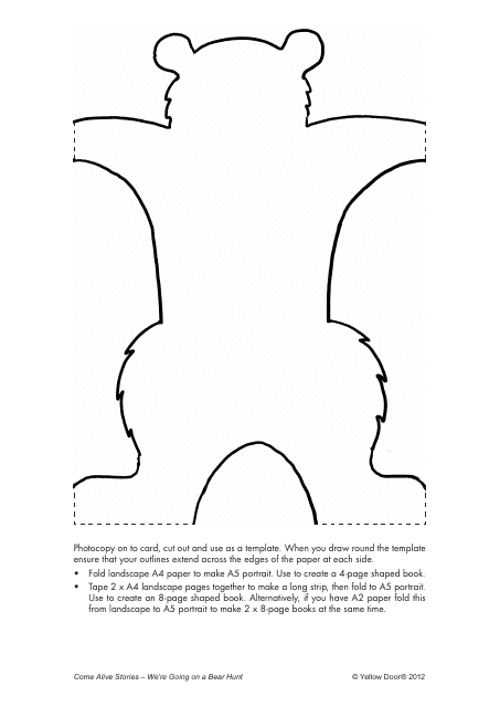 Bear Template - Document Preview