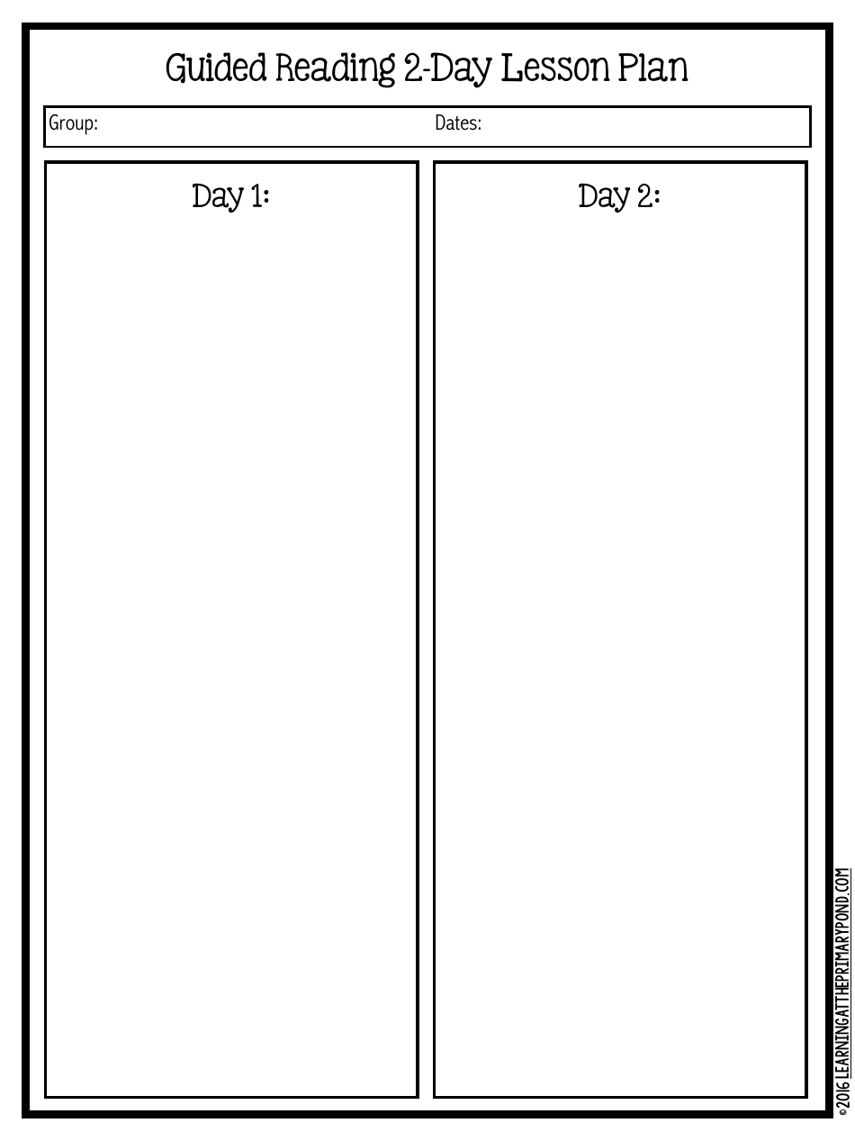 Lesson Plan Templates, Page 13