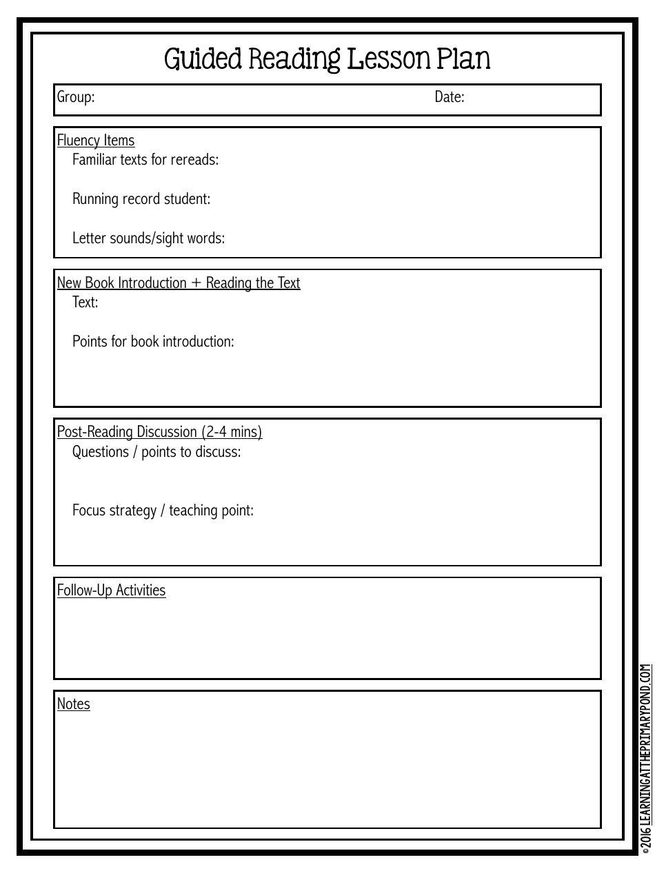 Lesson Plan Templates Download Printable PDF Templateroller