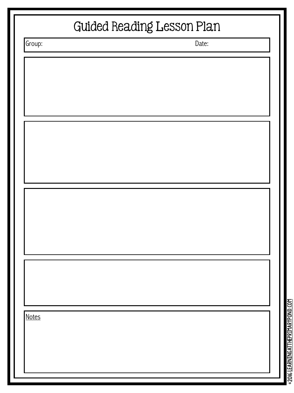 Lesson Plan Templates, Page 7