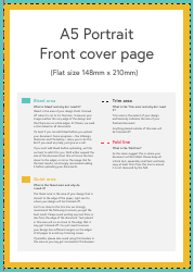 Document preview: A5 Book Print Templates