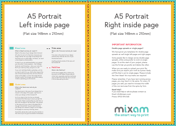 A5 Book Print Templates, Page 2