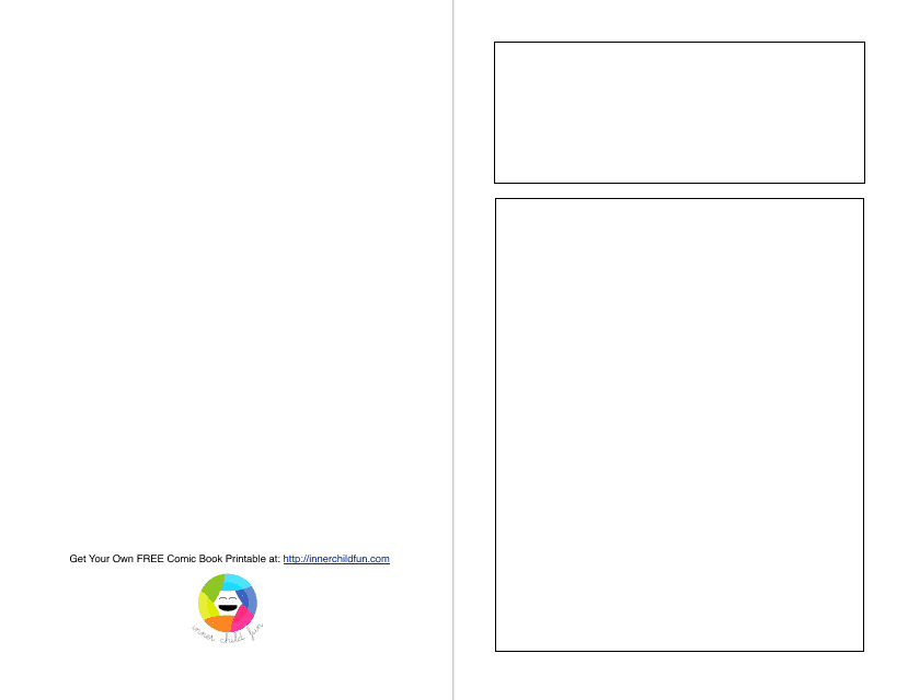 Comic Book Template illustration preview