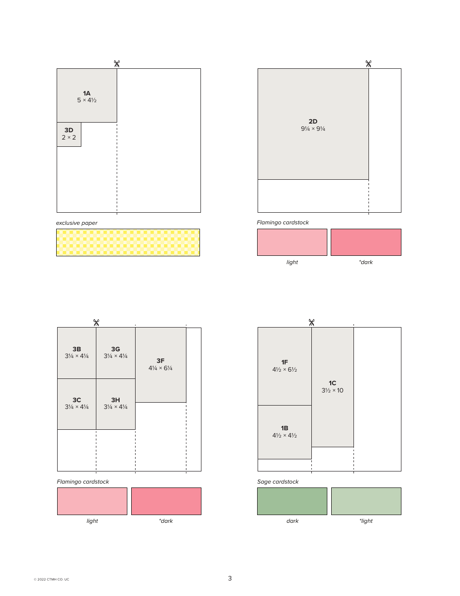 Tutti Frutti Scrapbooking Pattern - Close to My Heart, Page 3