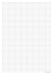 Document preview: 5mm Dot Grid Paper Template
