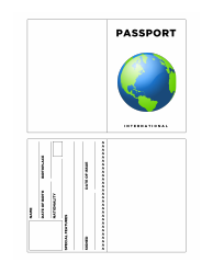 Passport Design Template, Page 2