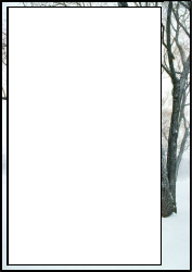 Winter Border Templates, Page 11