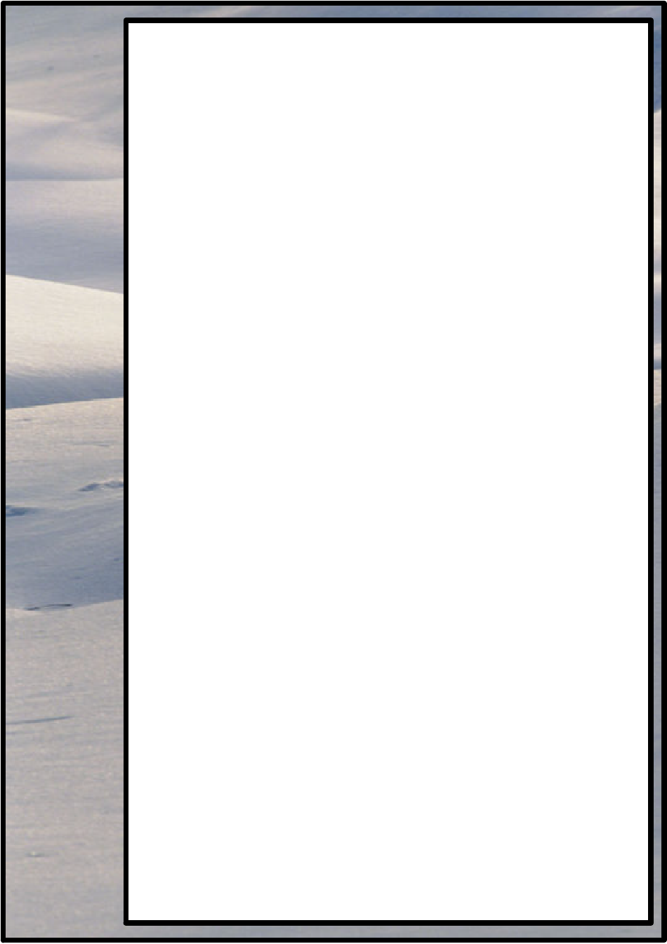 Winter Border Templates, Page 15