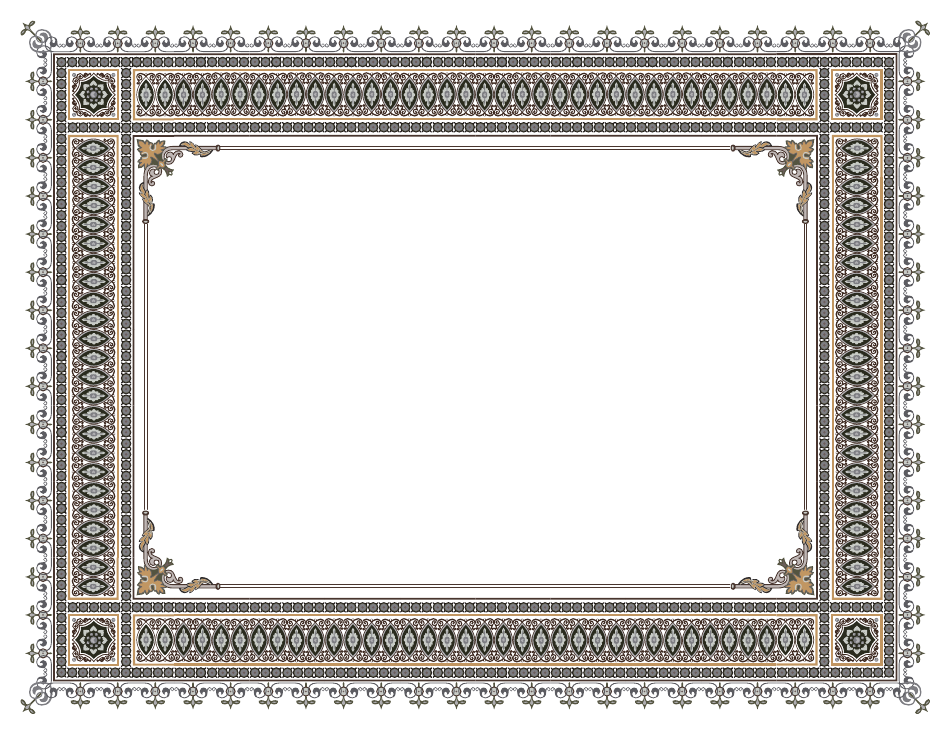 Award Certificate Border Template Download Printable PDF | Templateroller
