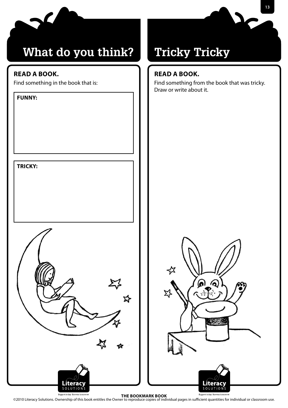 Bookmark Book Templates, Page 13