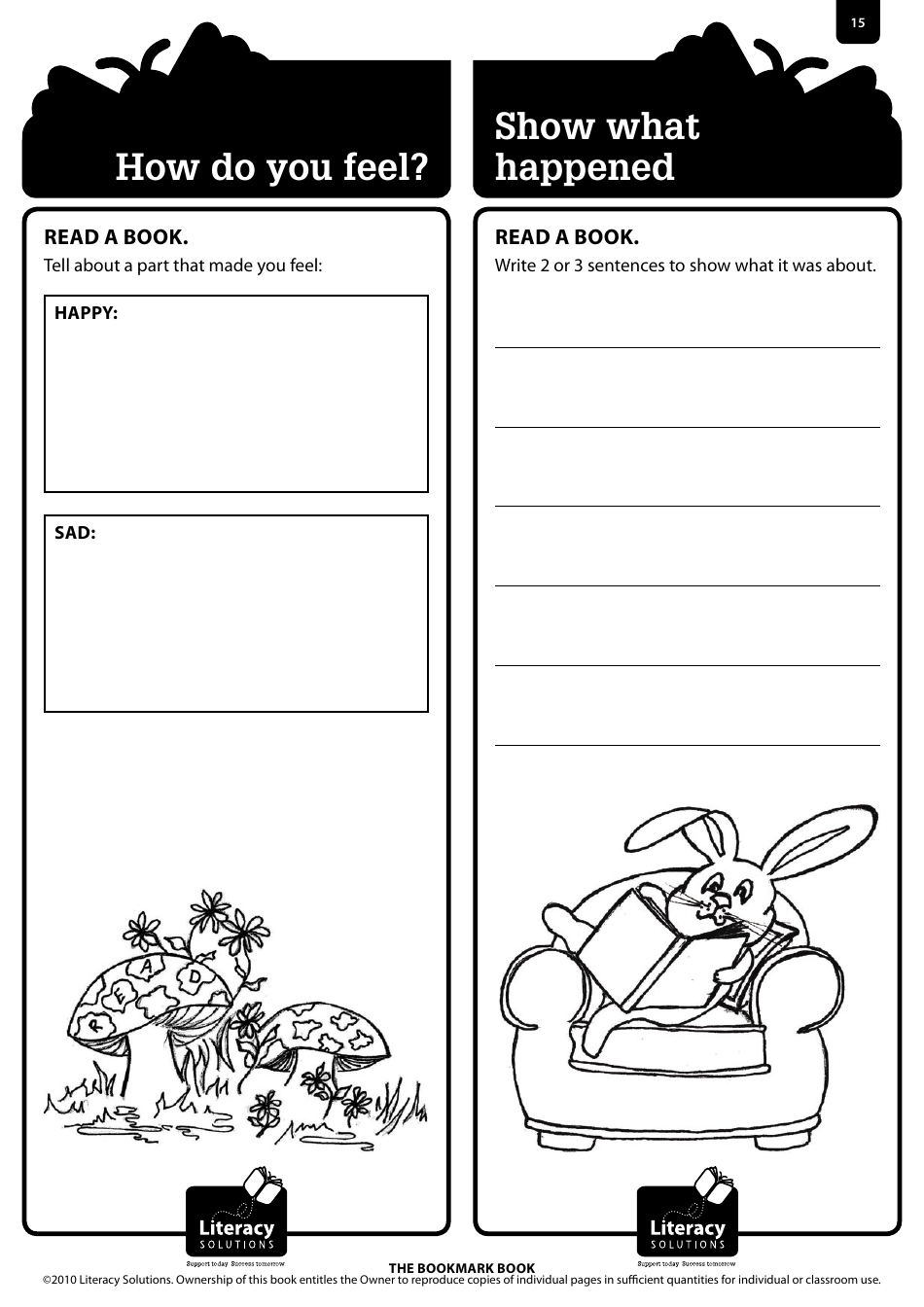 Bookmark Book Templates, Page 15