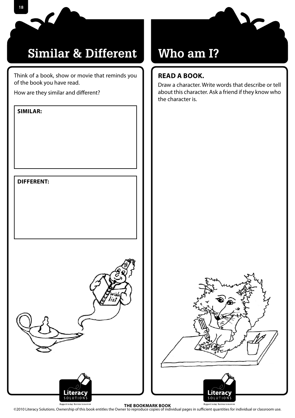 Bookmark Book Templates, Page 18