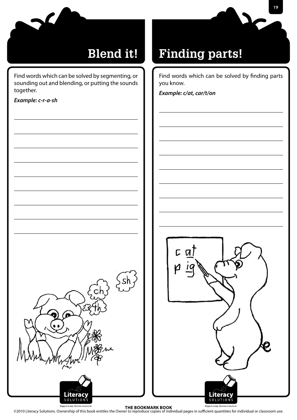 Bookmark Book Templates, Page 19