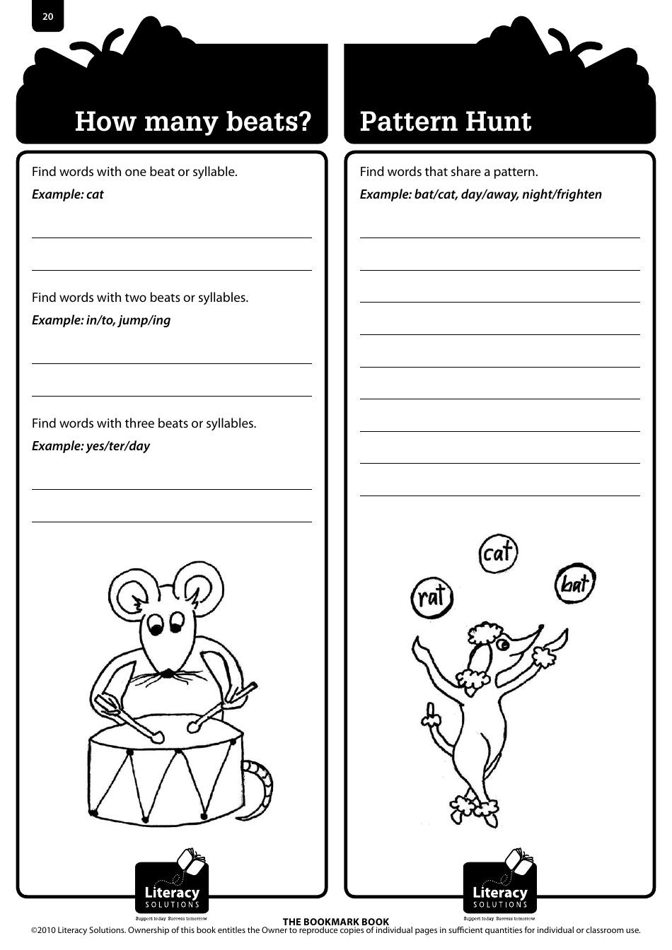 Bookmark Book Templates, Page 20