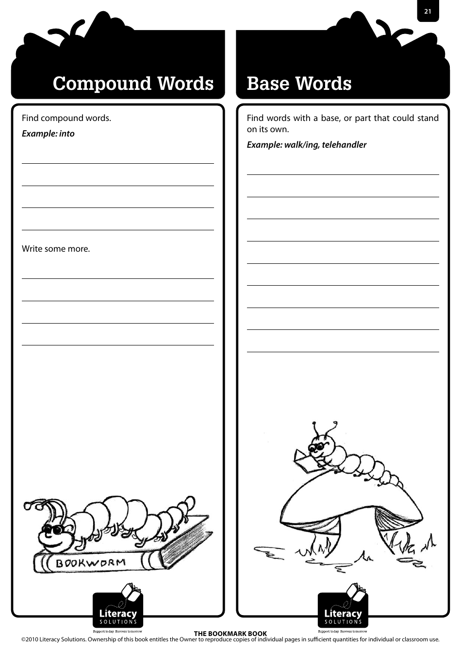 Bookmark Book Templates, Page 21