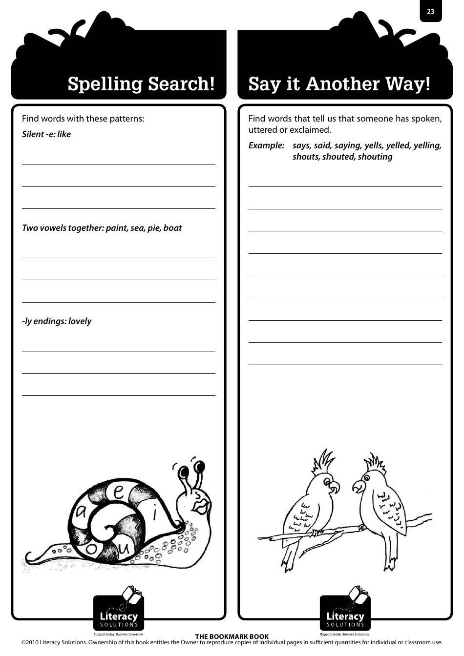 Bookmark Book Templates, Page 23