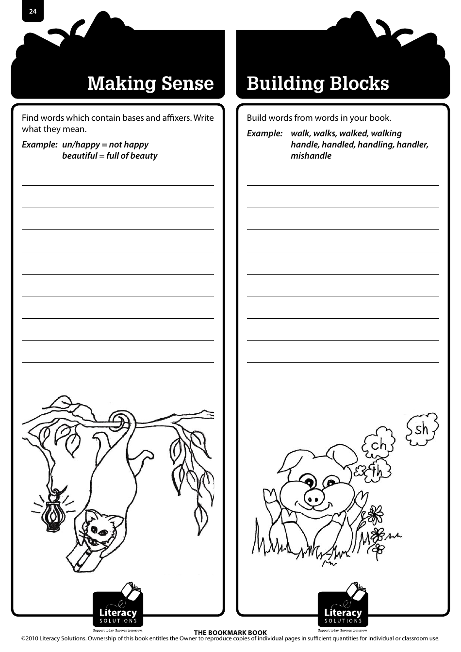 Bookmark Book Templates, Page 24