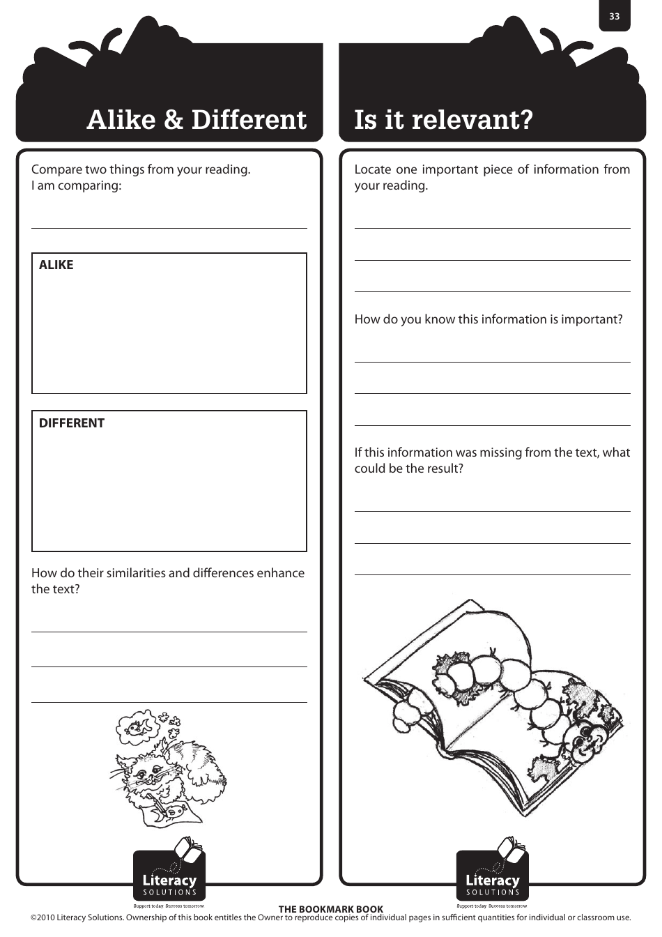 Bookmark Book Templates, Page 33