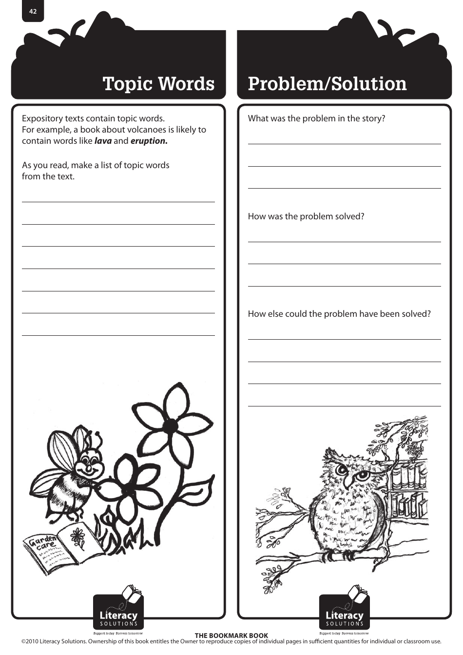 Bookmark Book Templates, Page 42