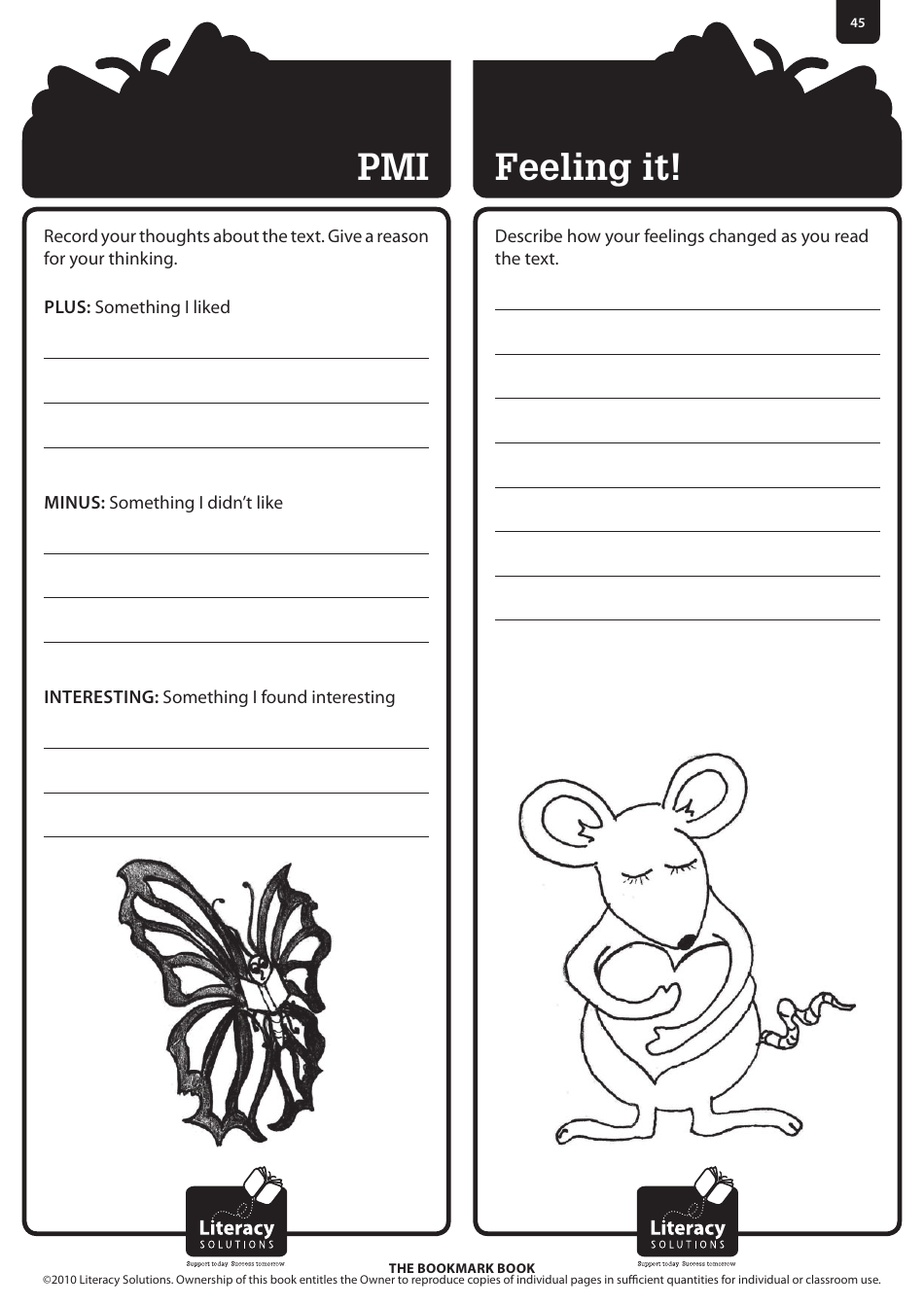 Bookmark Book Templates, Page 45