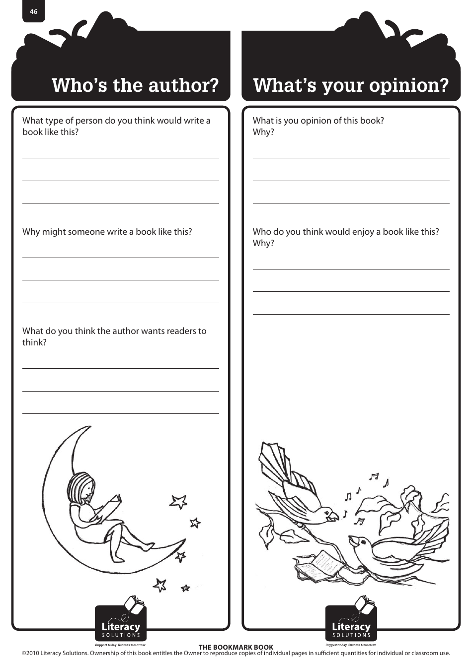 Bookmark Book Templates, Page 46