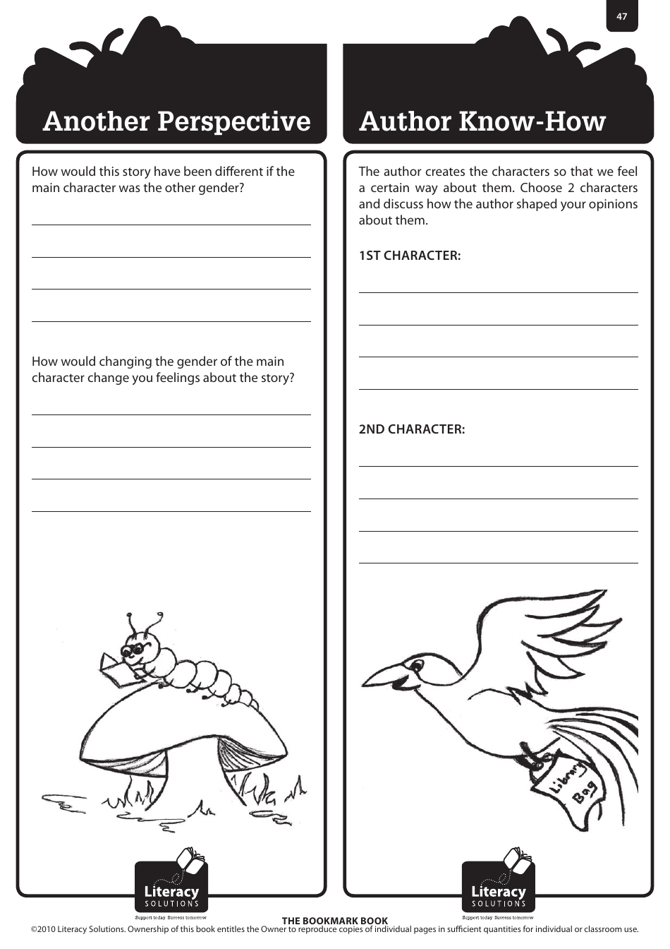 Bookmark Book Templates, Page 47