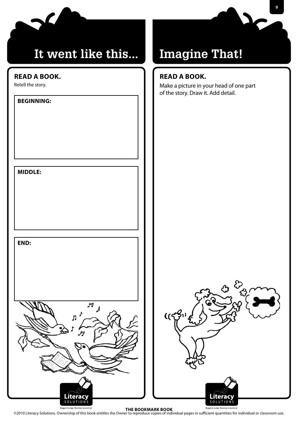 Bookmark Book Templates, Page 9