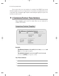 Thesis Sentence Templates, Page 2