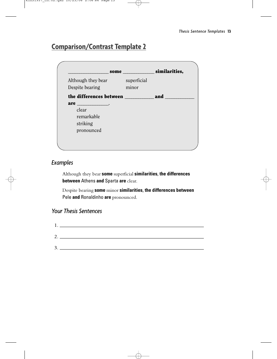 Thesis Sentence Templates Download Printable PDF Templateroller Thesis Sentence Templates Download Printable PDF Templateroller